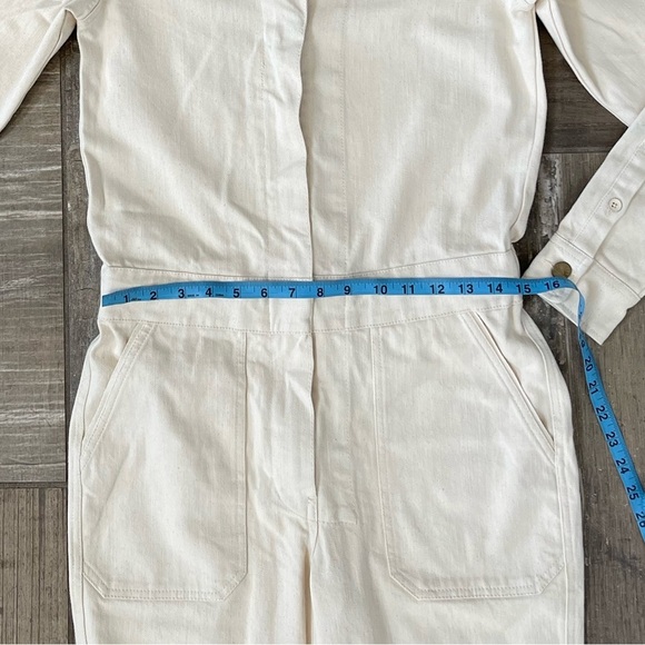 Faherty overland twill jumpsuit in neutral size XS - Picture 12 of 14